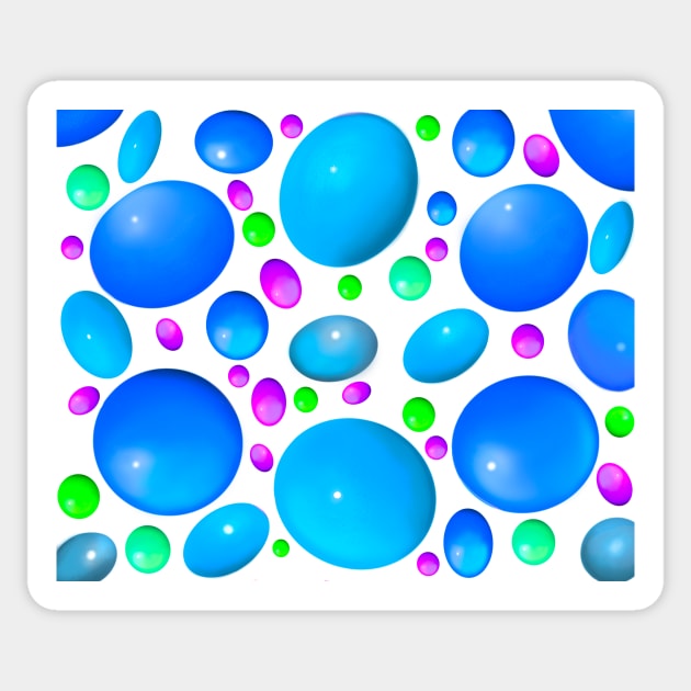 Sweet Candy Color Blue Sticker by Almanzart